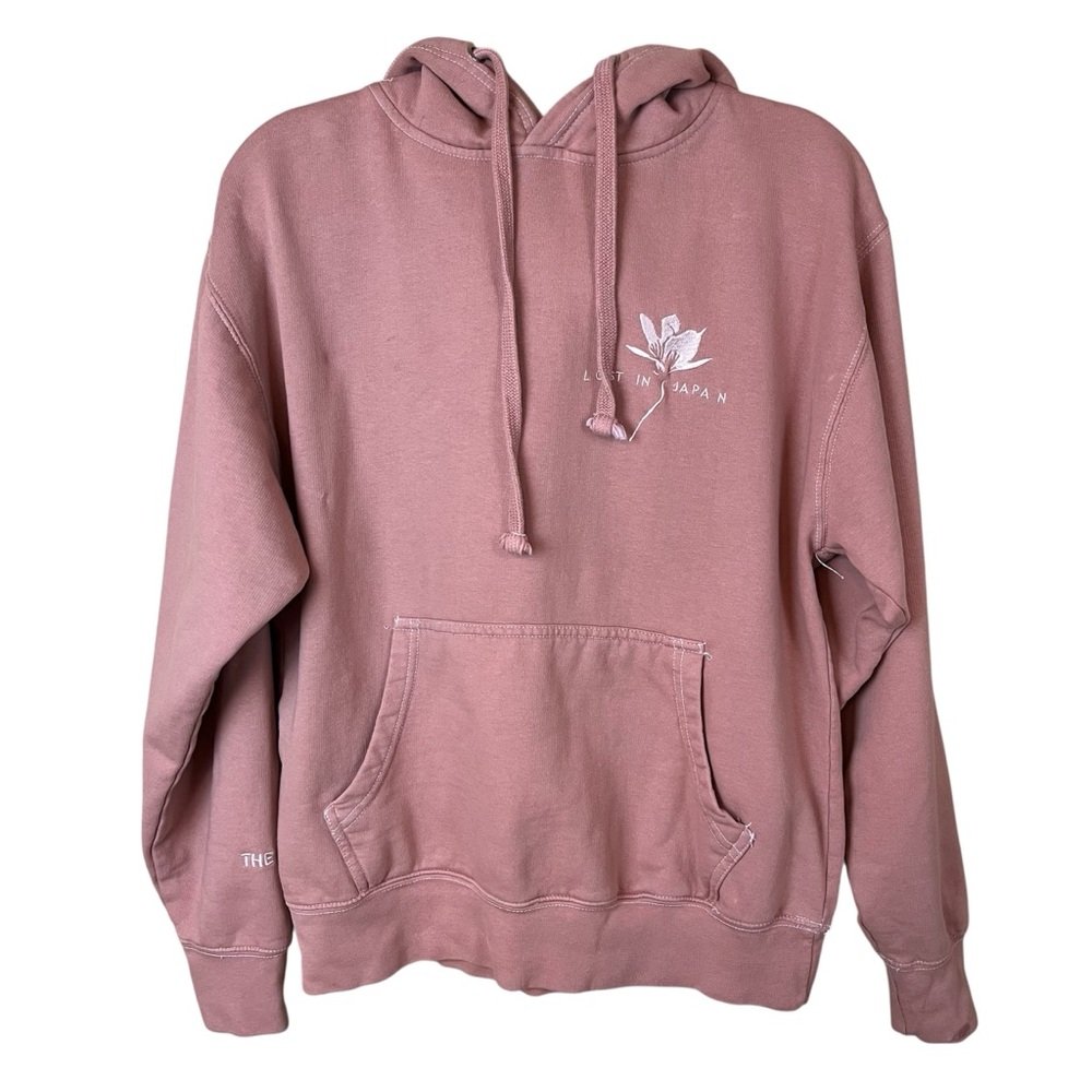 Shawn Mendes The Tour 2019 Hoodie, Lost in Japan, Salmon Pink - Medium